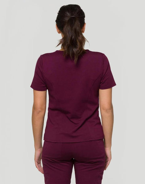 Jenny - Athleisure V-Neck Scrub Top