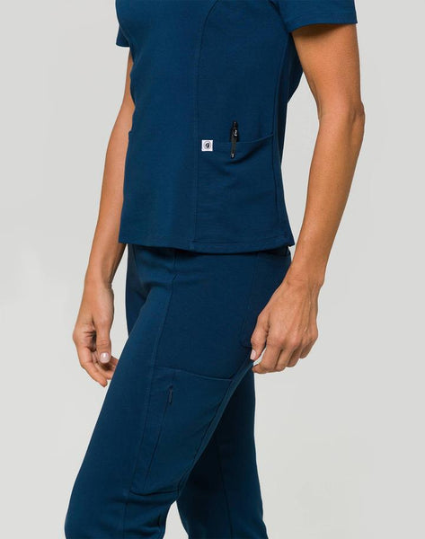 Jenny - Athleisure V-Neck Scrub Top