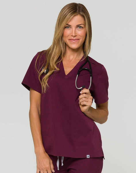 June - Classic V-Neck Scrub Top