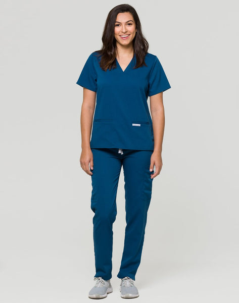 Mili - Classic Slim Fit Scrub Pants