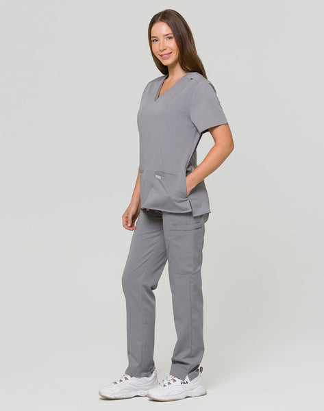 Mili - Classic Slim Fit Scrub Pants