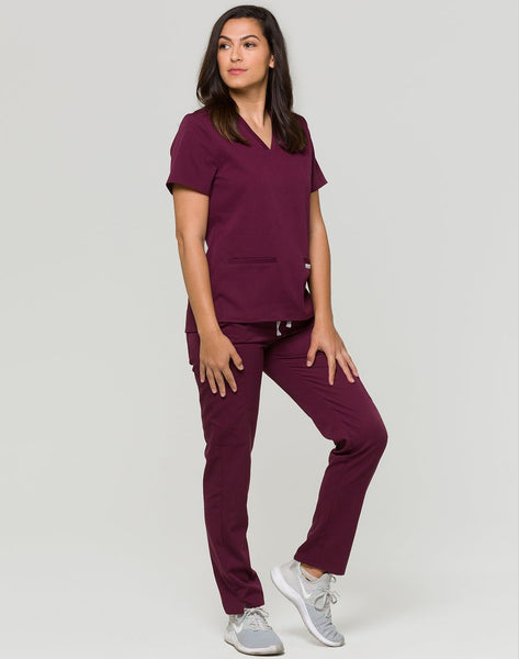Mili - Classic Slim Fit Scrub Pants