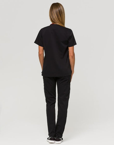 Siena - Classic V-Neck Relaxed Fit Scrub Top