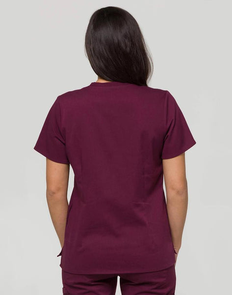 Siena - Classic V-Neck Relaxed Fit Scrub Top