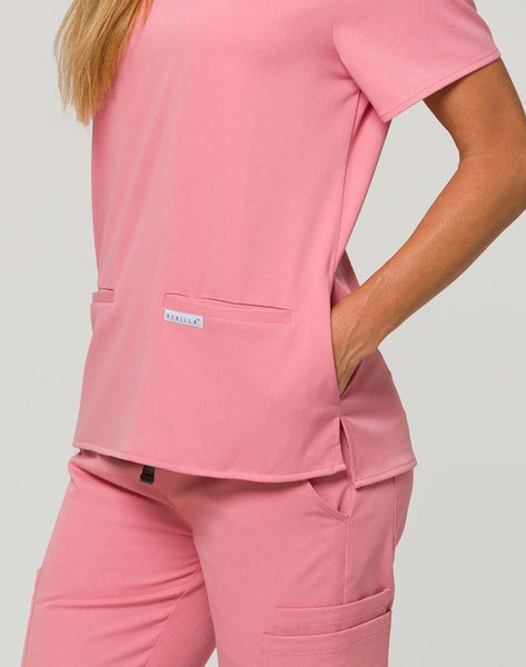 Siena - Classic V-Neck Relaxed Fit Scrub Top