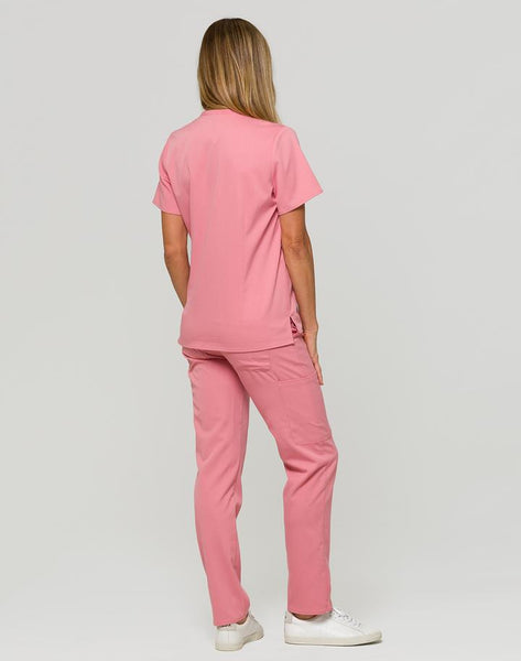 Siena - Classic V-Neck Relaxed Fit Scrub Top