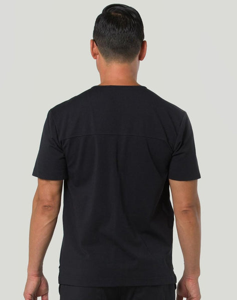 Simon - Athleisure V-Neck Slim Fit Scrub Top